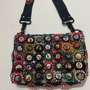 Animal medicine purse bag handmade by artist
